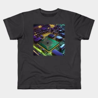 Electronic circuits Kids T-Shirt